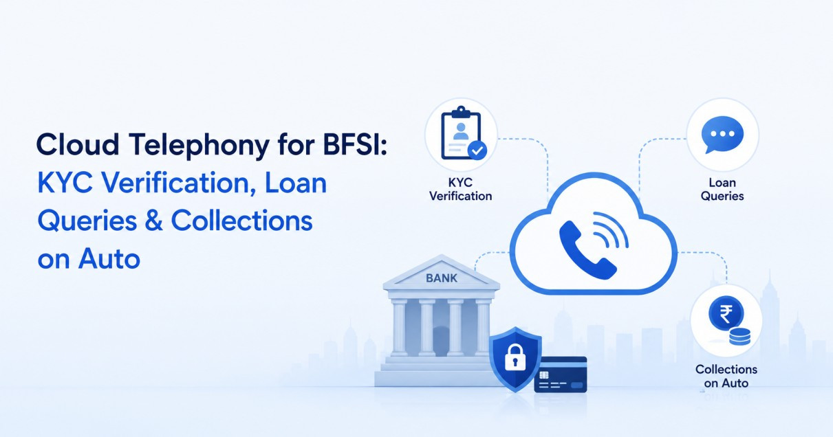 Cloud Telephony for BFSI: KYC Verification, Loan Queries & Collections on Auto