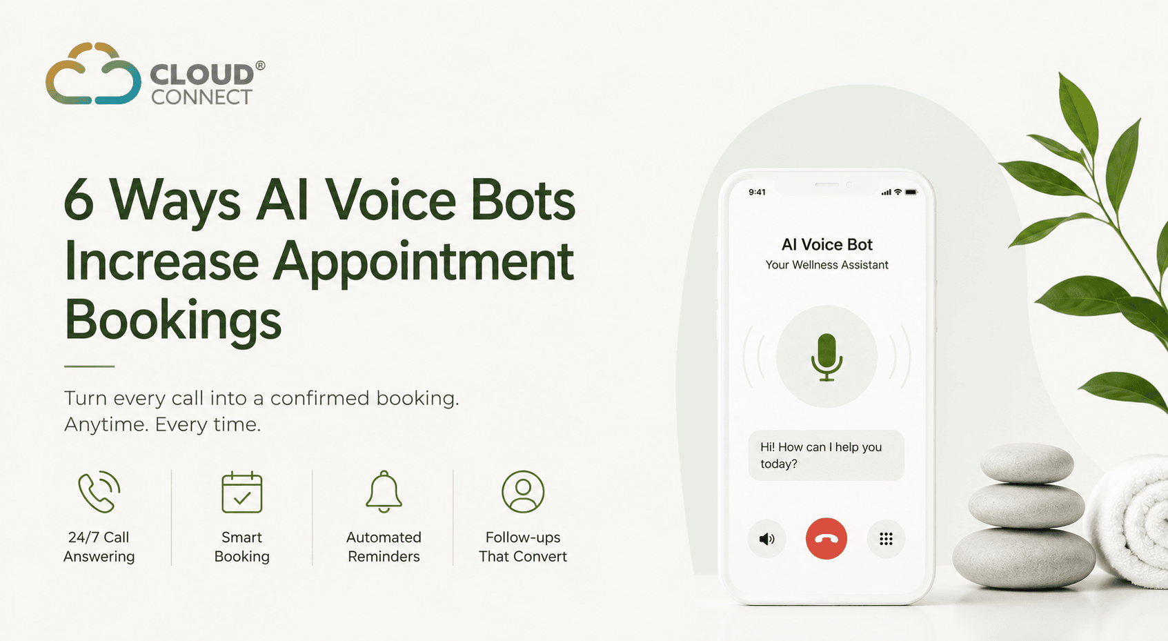 How AI Voice Bots Help Wellness Brands Increase Appointment Bookings